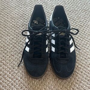 Adidas Spezial Black and White Suede Sneakers